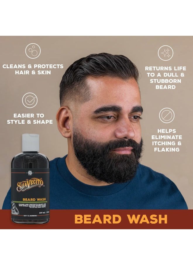 Beard Wash Cleansing and Styling Beard Face Wash For Men (8 ounce.)