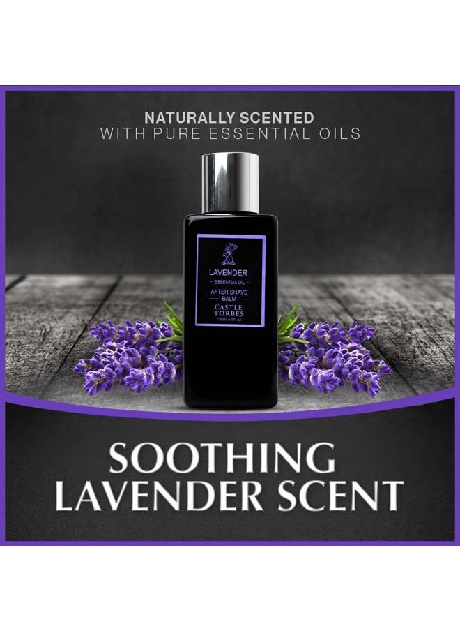 Forbes Lavender Aftershave Balm For Men, 5 fl.oz. | Moisturizing After Shave Lotion w/ Essential Oils | Soothing & Refreshing Face Balm | Alcohol Free Post Shave Skincare For All Skin Types