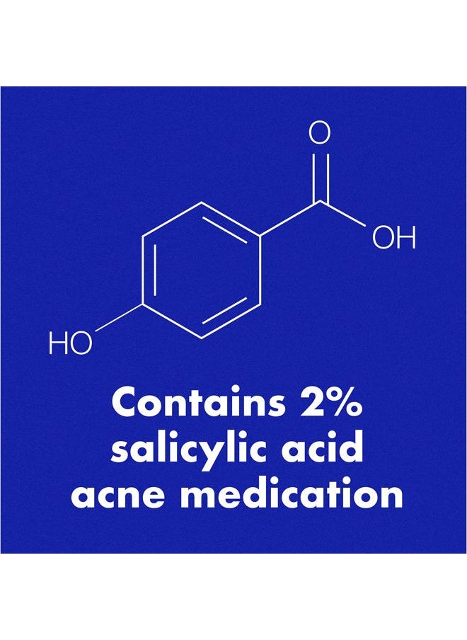 Blackhead Eraser Oil-Free Facial Scrub with 2% Salicylic Acid Acne Medication, Exfoliating Daily Face Scrub for Acne-Prone Skin Care, 5 oz, 2 Pack