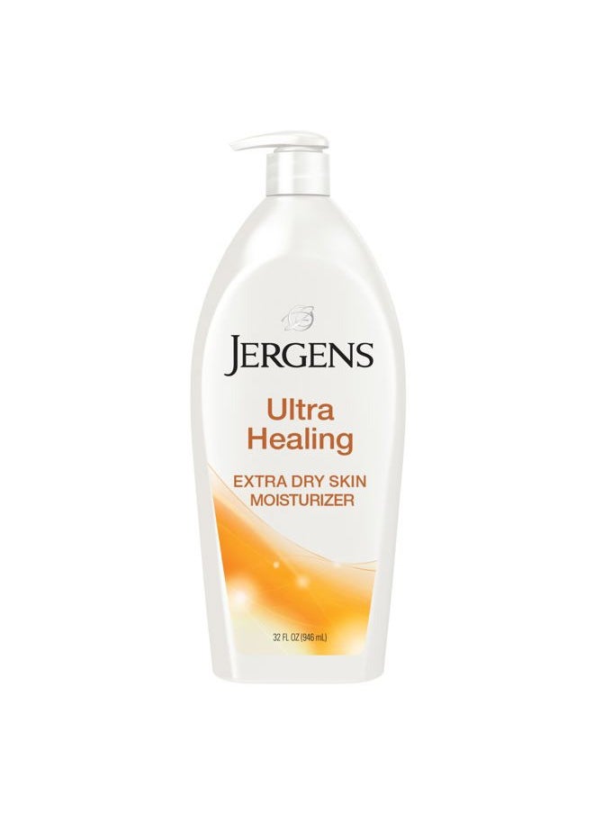 Ultra Healing Dry Skin Moisturizer, Body and Hand Lotion for Dry Skin, for Quick Absorption into Extra Dry Skin, with HYDRALUCENCE blend, Vitamins C, E, and B5, 32 Ounce