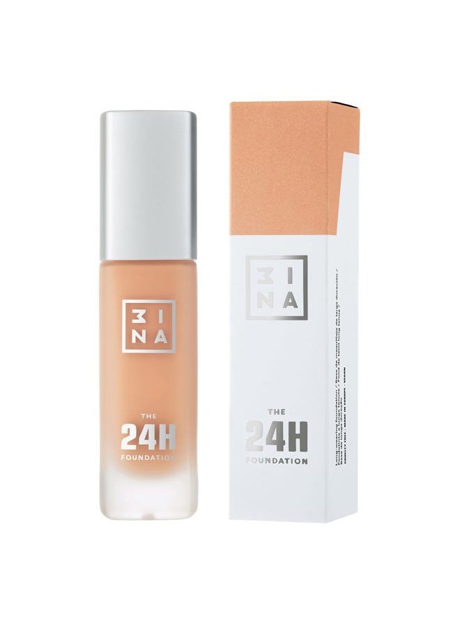 The 24H Foundation 609-24H Light Pink Cream, 1.01 Oz - Medium To High Buildable Coverage, Smooth Matte Finish, Cruelty Free, Vegan, Waterproof