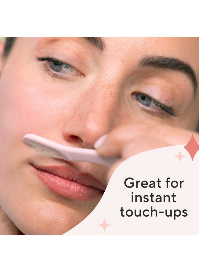 Dermaplane Facial Exfoliator and Hair Remover, Facial Hair Removal for Women, 6 Count