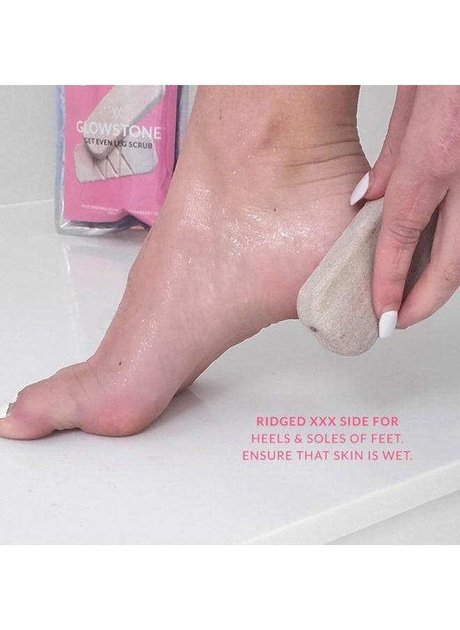 GET EVEN LEG SCRUB - Ingrown Hair Treatment For Women, Strawberry Legs Treatment, Natural Dead Skin Remover & Foot Scrub Exfoliator For Dry Skin and KP. Glowstone | Glow Stone
