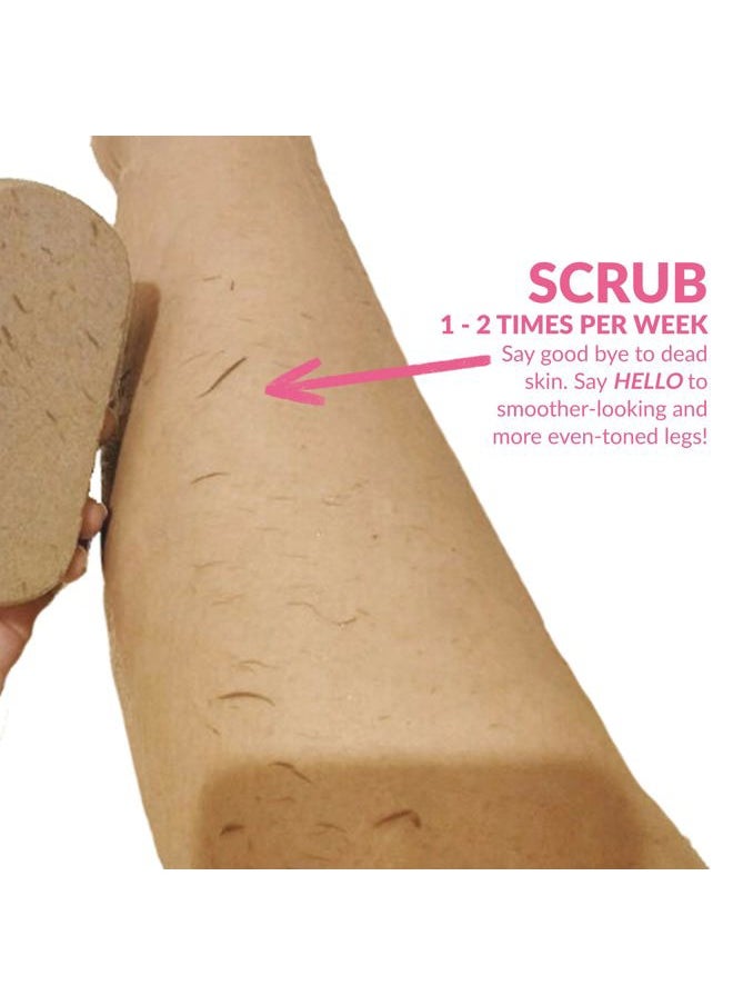 GET EVEN LEG SCRUB - Ingrown Hair Treatment For Women, Strawberry Legs Treatment, Natural Dead Skin Remover & Foot Scrub Exfoliator For Dry Skin and KP. Glowstone | Glow Stone