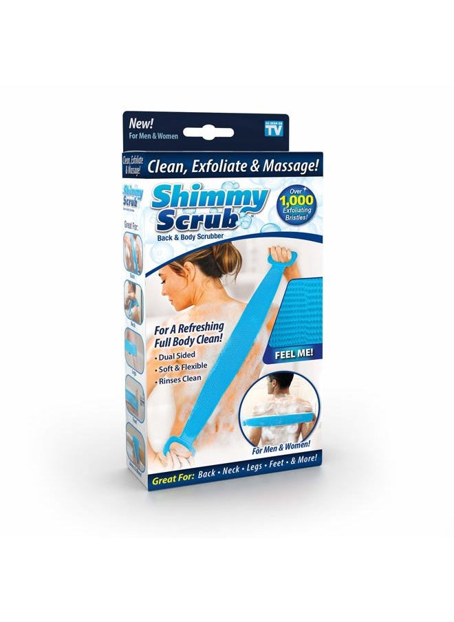 Back Shimmy Scrub Exfoliating Body Scrubber, Small (SHIM-MC12/4)
