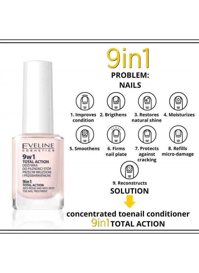 9 in 1 Total Action Anti Ridge and Anti Spot Toe Nail Treatment