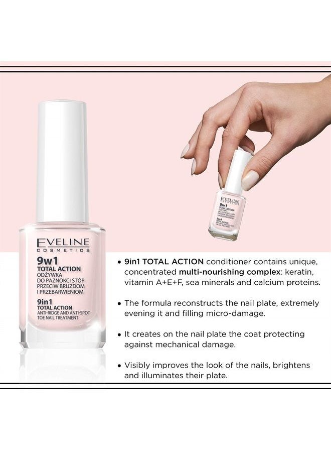 9 in 1 Total Action Anti Ridge and Anti Spot Toe Nail Treatment