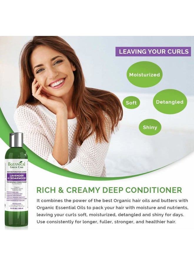 Lavender & Cedarwood Thickening Shampoo for Thinning Hair, Hair Loss Shampoo, Thickening Products for Women & Men, Hair Growth Shampoo