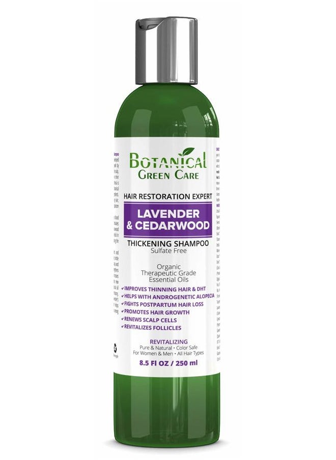 Lavender & Cedarwood Thickening Shampoo for Thinning Hair, Hair Loss Shampoo, Thickening Products for Women & Men, Hair Growth Shampoo