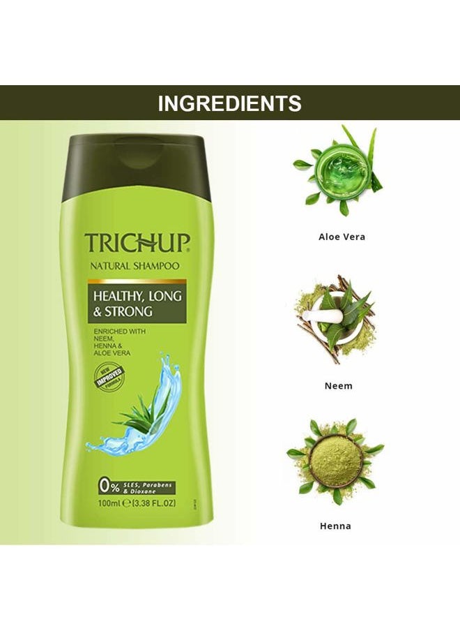 Pack of 2 - Trichup Herbal Shampoo - Healthy, Long & Strong - 100ml