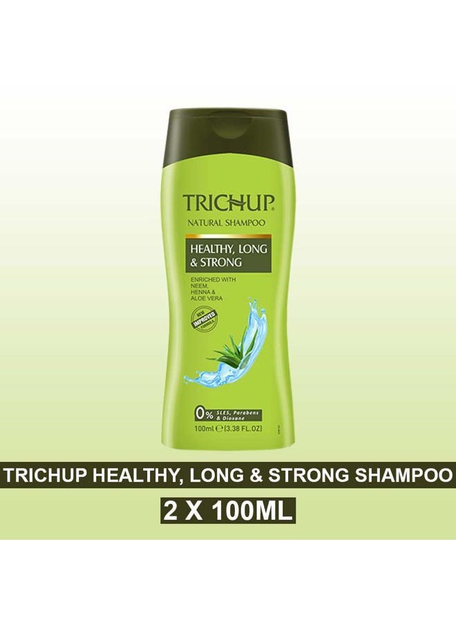 Pack of 2 - Trichup Herbal Shampoo - Healthy, Long & Strong - 100ml