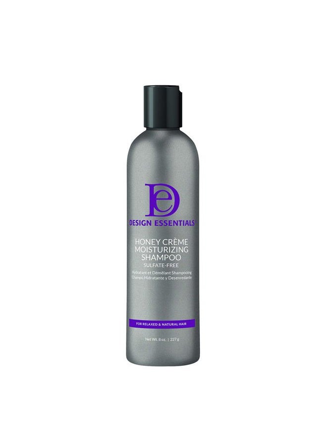 Honey Creme Moisture Retention Super Detangling Conditioning Shampoo, Sulfate Free for Moisturizing and Strengthening Hair, 8 Fl Oz (Pack of 1)
