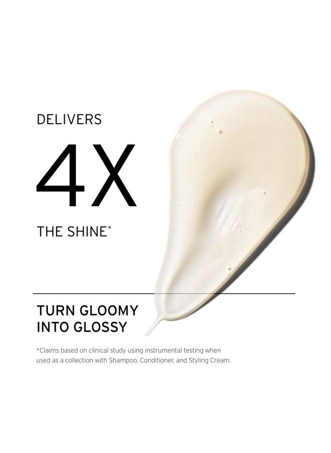 Brilliant Gloss Shampoo - 1 Liter - Transforms Hair with 4X Shine - Free of Sulfates, Parabens, Phthalates - Vegan, Cruelty-Free