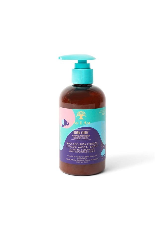 Born Curly Avocado Shea Cowash 8oz