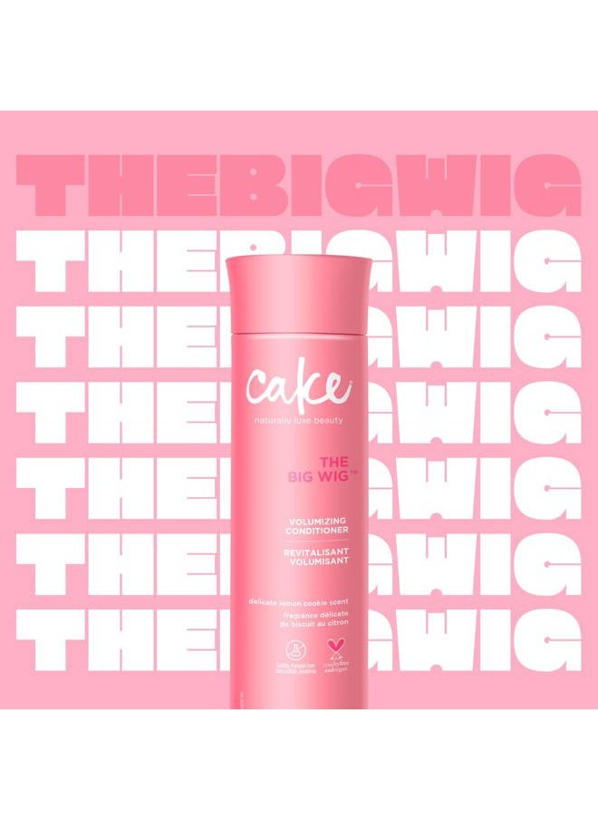 Volumizing Conditioner, The Big Wig – Body Boosting & Weightless Conditioning – With Sunflower Seed Oil, Rice Protein & Shea Butter – For All Hair Types – 10 Fl Oz / 295 ml