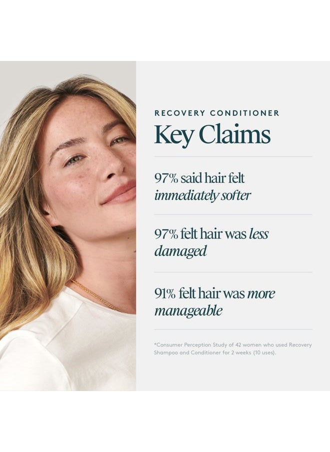 Recovery Conditioner with Keratin Hydrates, Softens, and Renews Damaged Hair, Sulfate Free, Color Safe