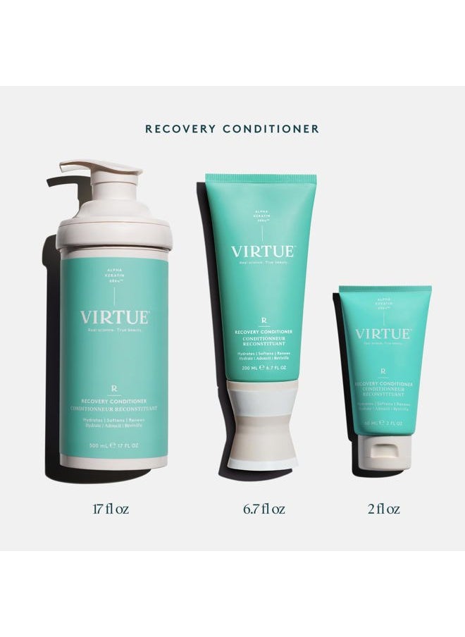 Recovery Conditioner with Keratin Hydrates, Softens, and Renews Damaged Hair, Sulfate Free, Color Safe