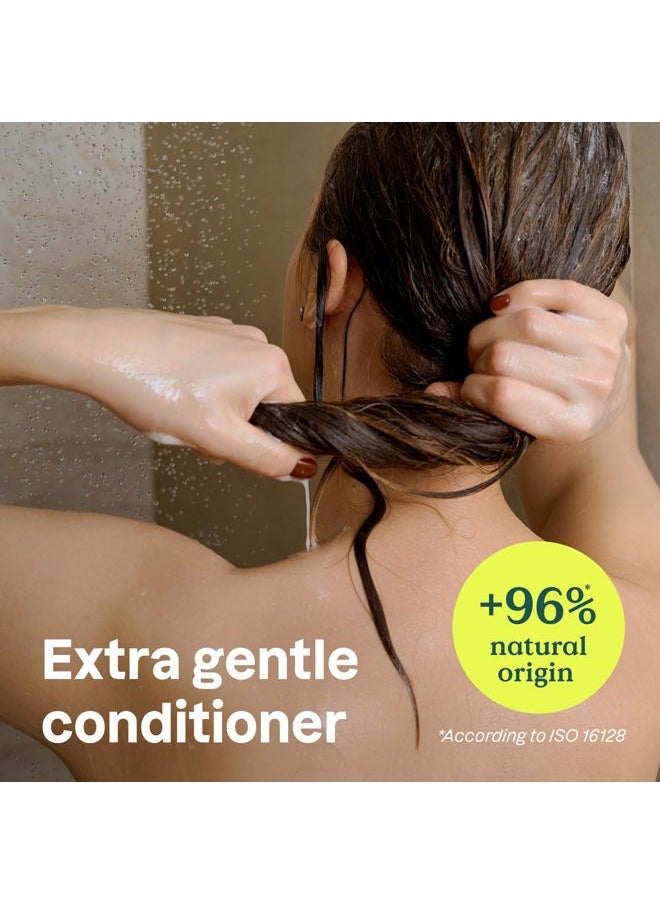 Extra Gentle Hair Conditioner, Soothes Dry Scalp, Naturally Derived Ingredients, Vegan Detangler, Dermatologically Tested, Unscented, 8 Fl Oz