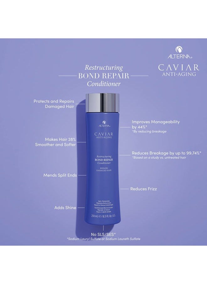 Caviar Anti-Aging Restructuring Bond Repair Conditioner, 8.5 Fl Oz (Pack of 1)