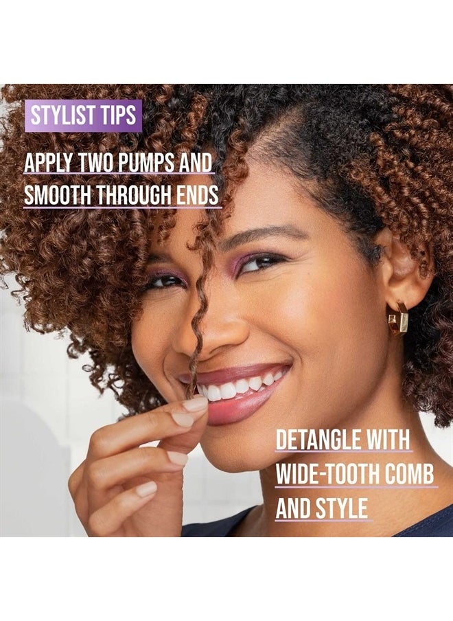 Gold Series Detangling Milk Hair Treatment for Curly Hair, Natural and Textured Hair, 7.6 Fl Oz Leave-On Hair Detangler Infused with Rich Argan Oil, Dye and Sulfate Free Formula