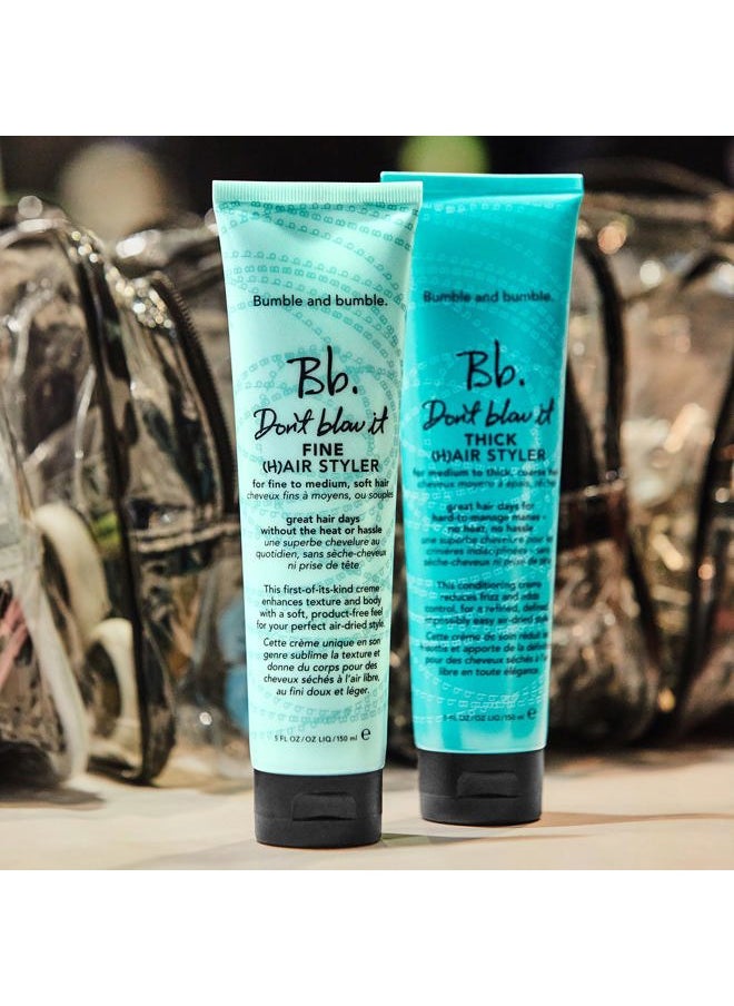 . Don't Blow It Fine (H)air Styler Air Dry Cream | For Fine to Medium Hair, 5 Fl Oz