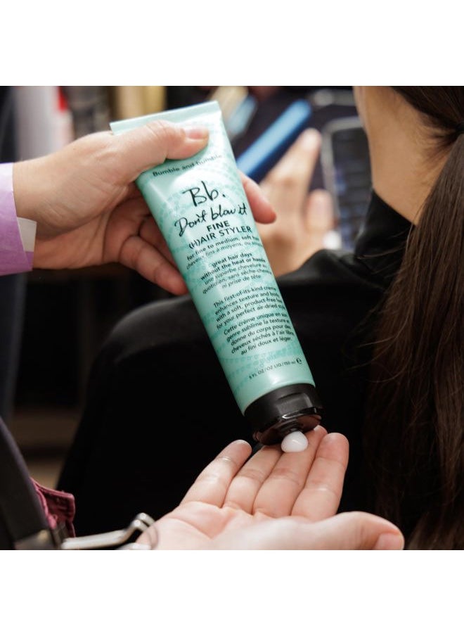 . Don't Blow It Fine (H)air Styler Air Dry Cream | For Fine to Medium Hair, 5 Fl Oz
