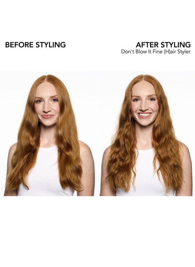 . Don't Blow It Fine (H)air Styler Air Dry Cream | For Fine to Medium Hair, 5 Fl Oz