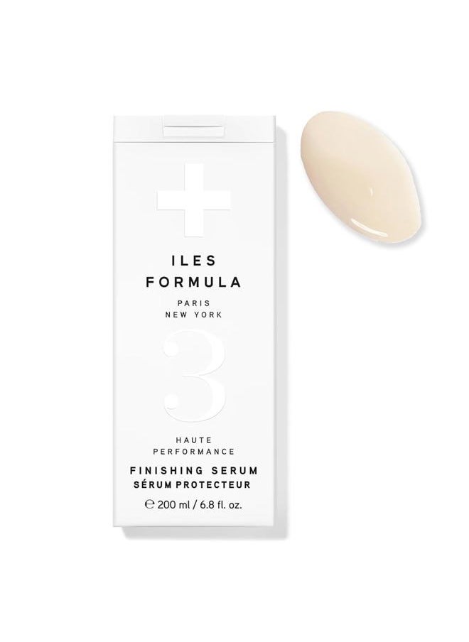 ILES FORMULA Haute Performance Finishing Serum – Style & Smooth Without Weighting Hair Down, Protects Hair from Heat, Humidity, UV Rays + Color Fade - 6.8 Fl Oz (200 ML)