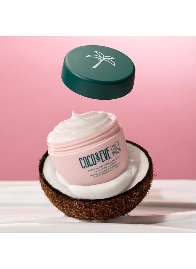Like a Virgin Hair Masque - Coconut & Fig Hair Mask for Dry Damaged hair with Shea Butter & Argan Oil for Hair Repair & Hydration | Deep Conditioning Mask Hair Treatment (212 ml)