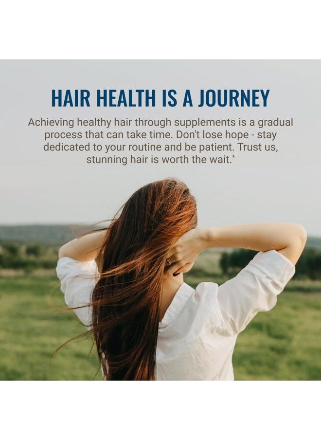 Live Conscious by Hair La Vie Revitalizing Blend Hair Vitamins with Biotin, Collagen and Saw Palmetto (2-Pack)