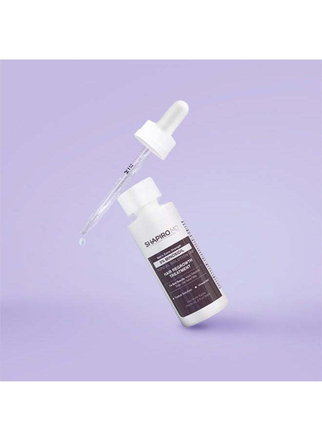 Minoxidil 2% Topical Solution for Women, Serum Promotes Hair Regrowth by Reactivating Hair Follicles (1 Month)