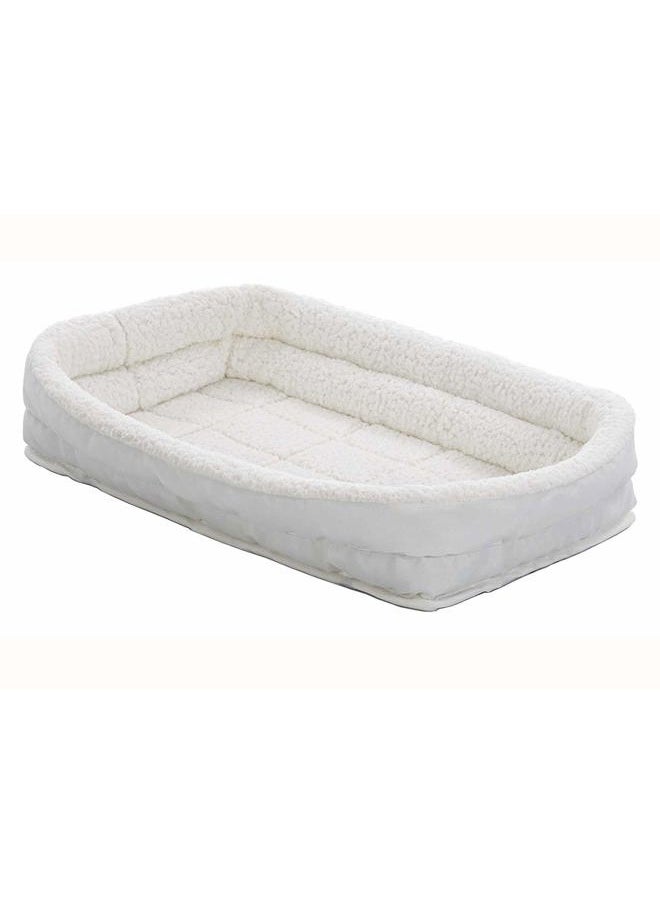 Quiet Time Deluxe Fleece Double Bolster Bed Size: 18