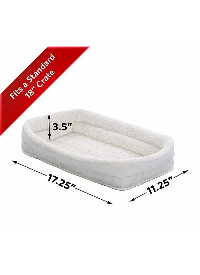 Quiet Time Deluxe Fleece Double Bolster Bed Size: 18