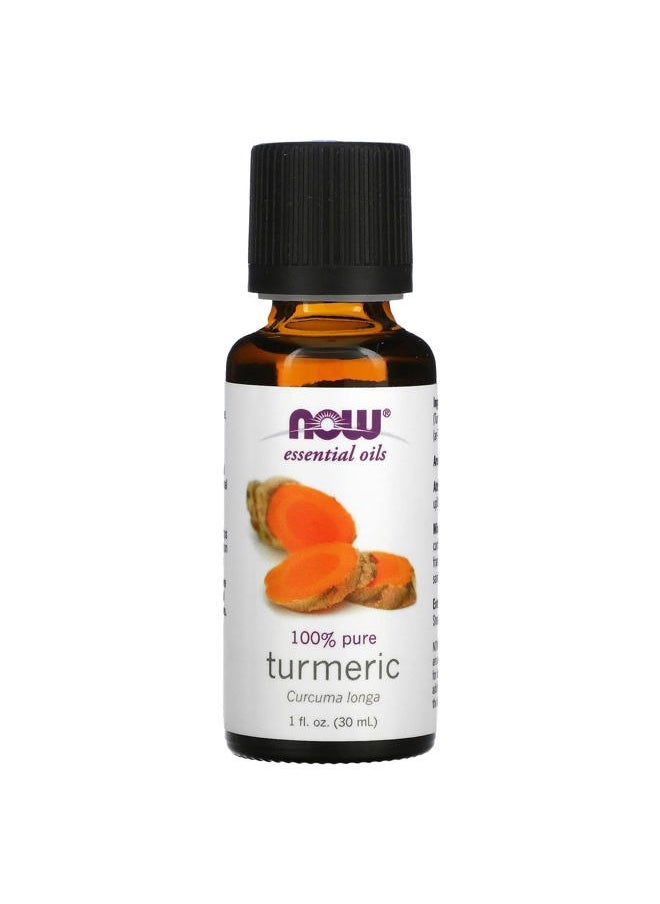Essential Oils, Tumeric Essential Oil, Soothing, Uplifting, Balancing, 100% Pure, Child-Resistant Cap, 1-Ounce