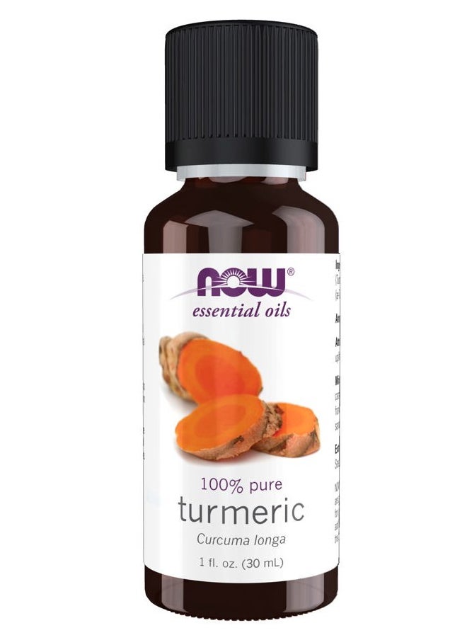 Essential Oils, Tumeric Essential Oil, Soothing, Uplifting, Balancing, 100% Pure, Child-Resistant Cap, 1-Ounce