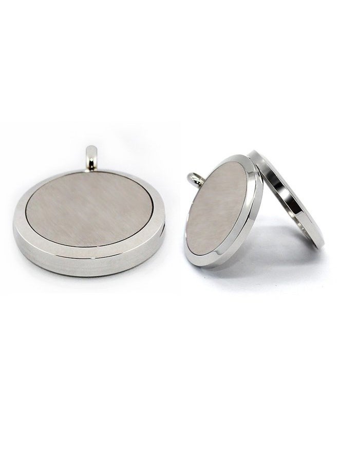 Aromatherapy Essential Oil Diffuser Necklace Stainless Steel lnspirational Locket Pendant(Lotus)