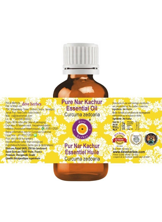 Deve Herbes Pure NAR Kachur Essential Oil 10ml (0.33 oz)