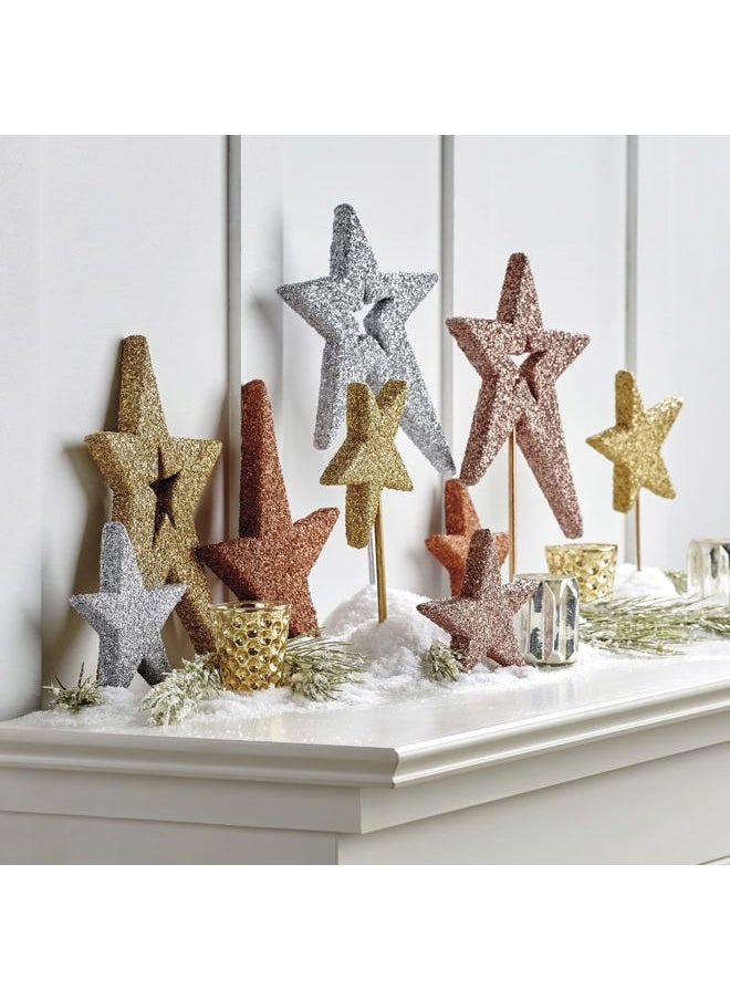 Diamond Dust Glitter 6 Ounce Clear Glass