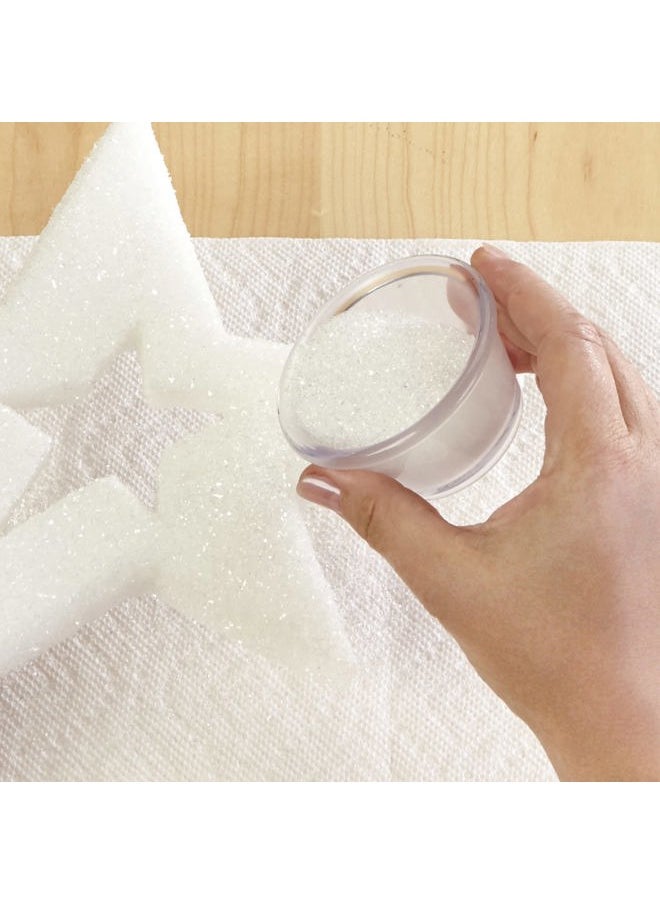 Diamond Dust Glitter 6 Ounce Clear Glass