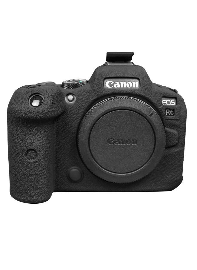 EOS R6 Camera Case, Silicone Protective Case for Canon EOS R6 Digital Camera - Black