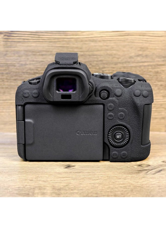 EOS R6 Camera Case, Silicone Protective Case for Canon EOS R6 Digital Camera - Black