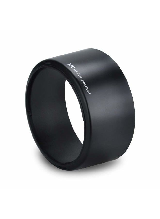 Lens Hood Shade for Canon EF 50mm f/1.4 USM Lens Replaces Canon ES-71II Hood Reverse Attaching -Black