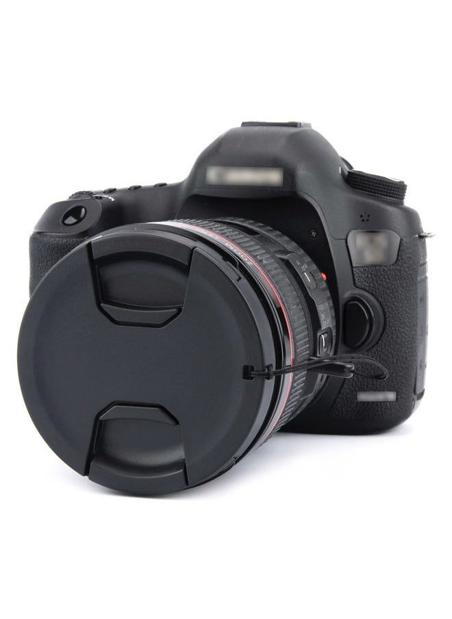 2-Pack 77mm Front Lens Cap Cover with Deluxe Cap Keeper for Canon EF 24-105mm f4L, EF 24-70mm f4L, EF 16-35mm f4L, Nikon P1100, AF-S 20mm f1.8, AF-S 16-35mm f4G and Other 77mm Filter Thread Lenses