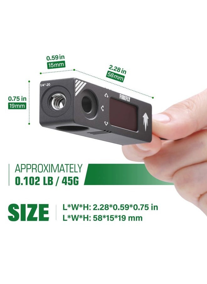 Micro Voltmeter D-Tap/P-Tap Splitter for ARRI/RED/Sony/Teradek/Smallhd/DJI/Anton Bauer/Core SWX/IDX/Bebob, Aluminum Alloy,1/4