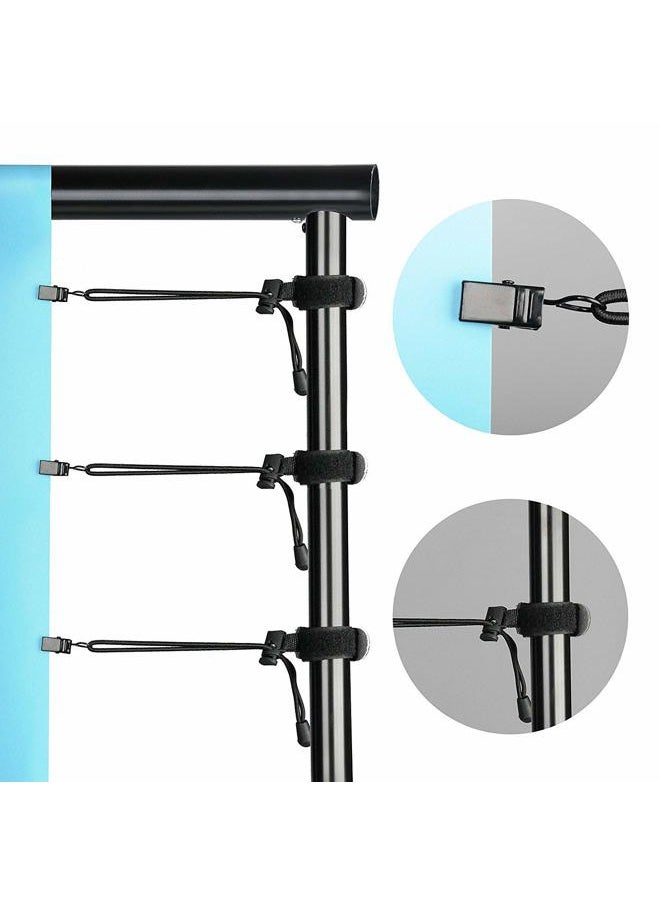 Photo Video Studio 12ft (W) x 10ft (H) Heavy Duty Adjustable Photography Backdrop Stand Background Support System Kit with Carry Bag