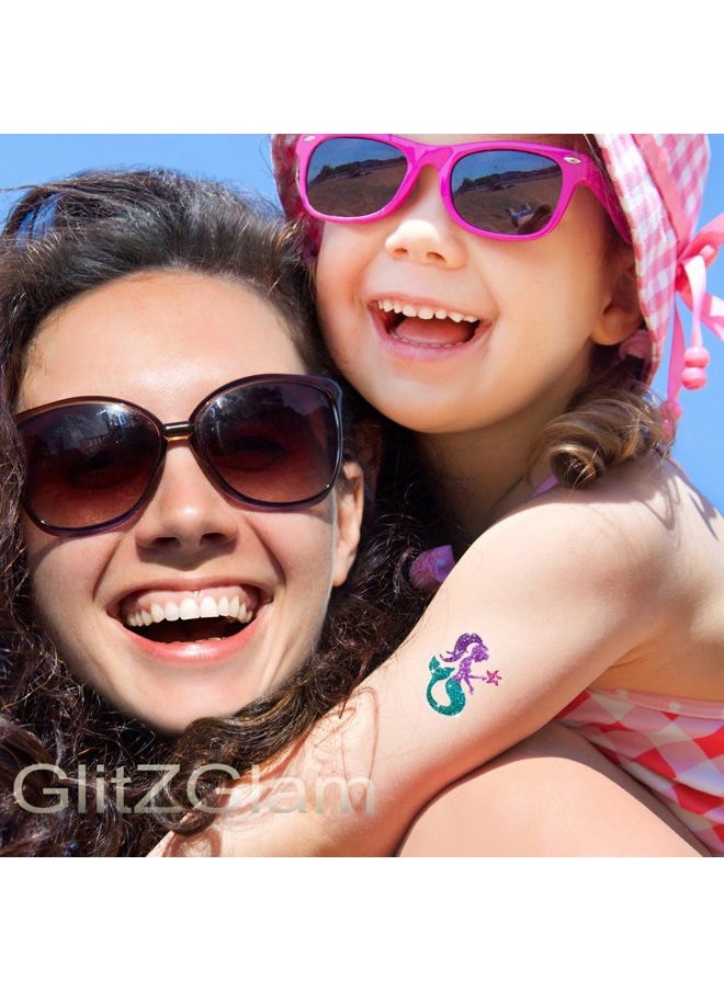Under the Sea Glitter Tattoo Kit - Temporary Tattoos & Body Art Multicolor