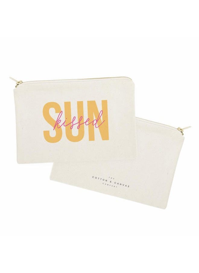 Sunkissed Summer Beach Cosmetic Bag and Travel Make Up Pouch