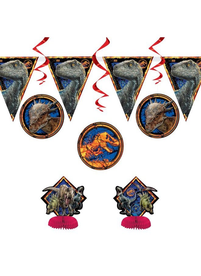 amscan Party Decoration Kit | Jurassic World 2 | 7 Pcs