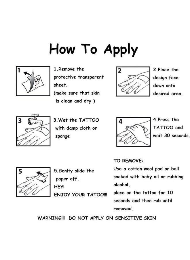 Christmas Temporary Tattoos for Kids, 12 Sheets Christmas Holiday Fake Tattoos for Baby Boys Girls Xmas Party Gifts Crafts Decoration