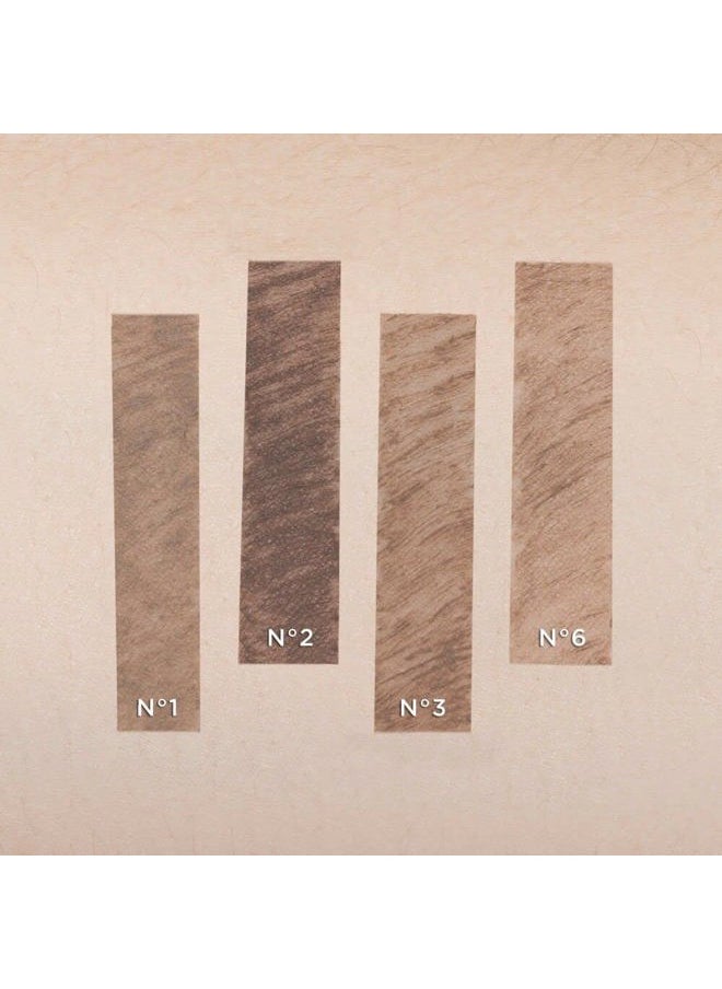 Brow Filler - Brown N03 - Make Brows Fuller & Thicker - Tinted Gel Shapes, Defines & Fixes in Place - Mini Brush for Easy Application - Eyebrow Gel - Eye Makeup - 0.24 Fl Oz